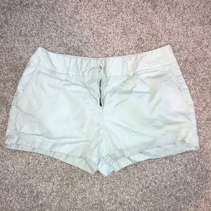 Size 4 Loft seafoam chino shorts